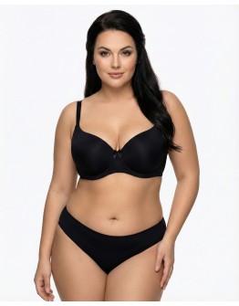 Бюстгальтер гладка чашка тонкий поролон Milasi 1612 чорний 5587-2