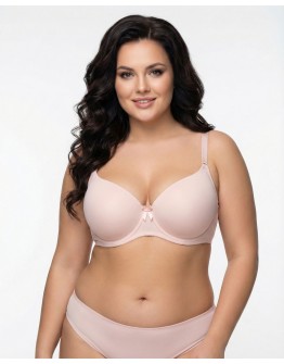 Бюстгальтер гладка чашка тонкий поролон Milasi 1612 пудра 5587-5