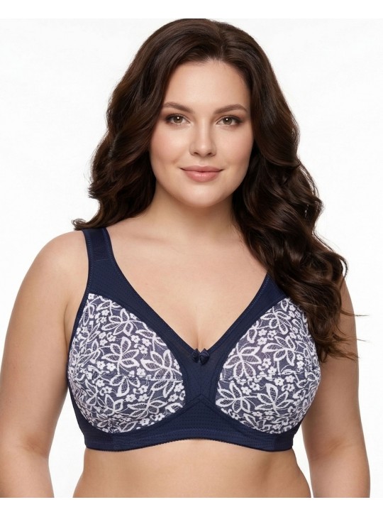 Бюстгальтер без кісточок Sofelinna 11243 синий K5203-6 Бюстгальтер без кісточок Sofelinna 11243 синий K5203-6