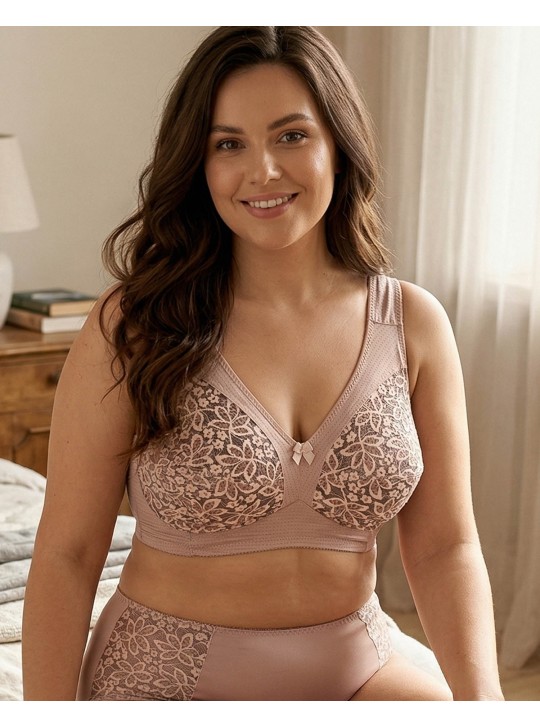 Бюстгальтер без кісточок Sofelinna 11243 бежевий K5203-3