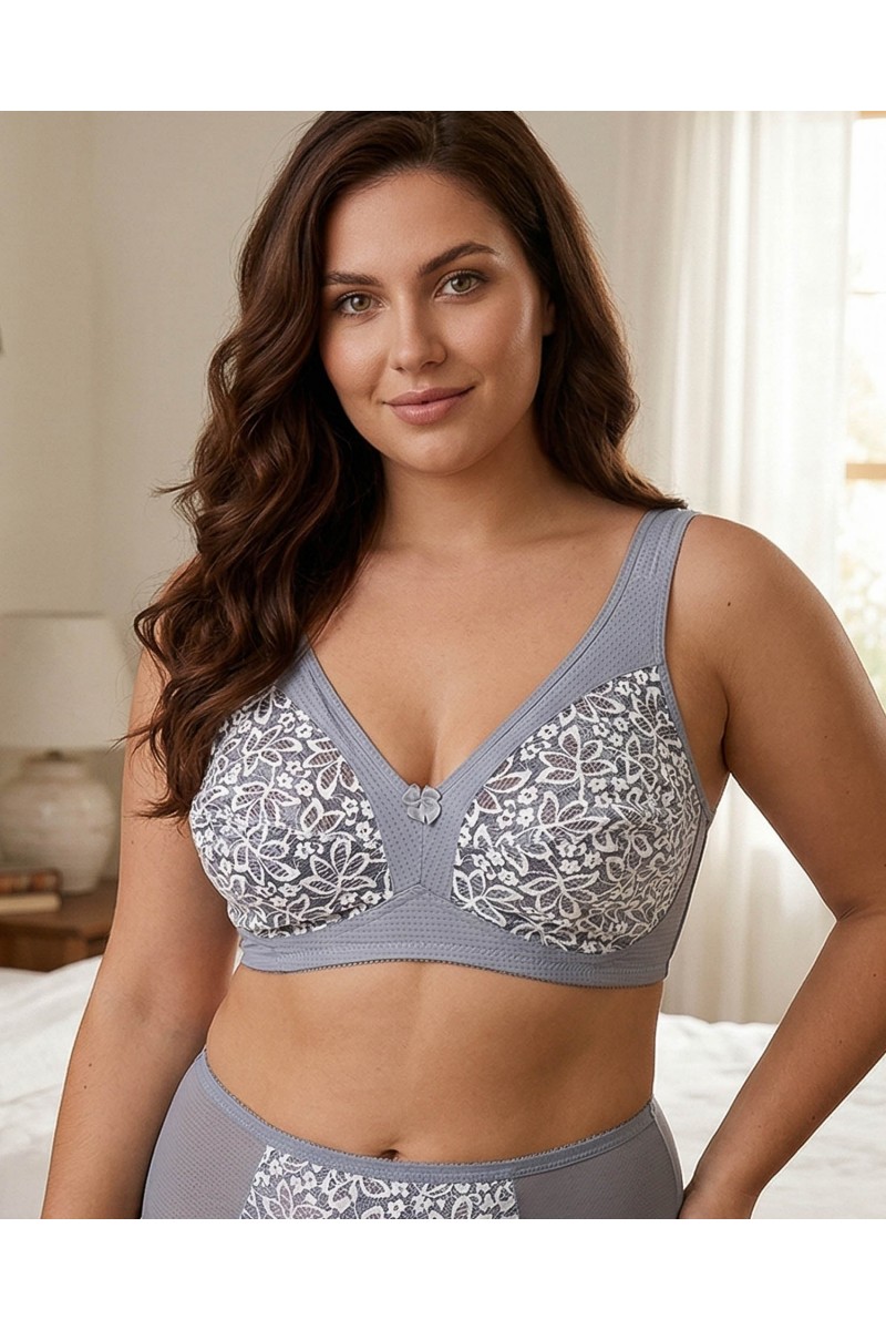 Бюстгальтер без косточек Sofelinna 11243 серый K5203-2