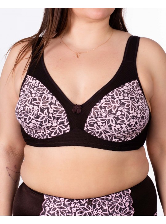 Бюстгальтер без кісточок Sofelinna 11243 коричневий K5203-1