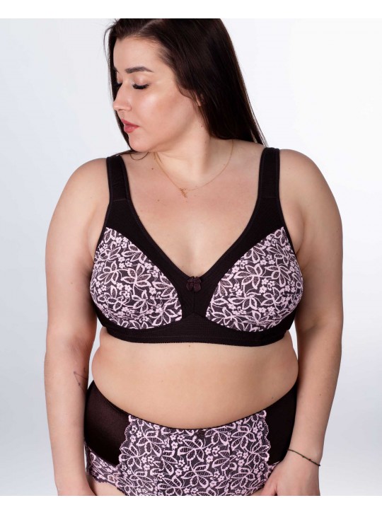 Бюстгальтер без кісточок Sofelinna 11243 коричневий K5203-1