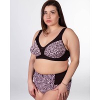 Бюстгальтер без кісточок Sofelinna 11243 коричневий K5203-1