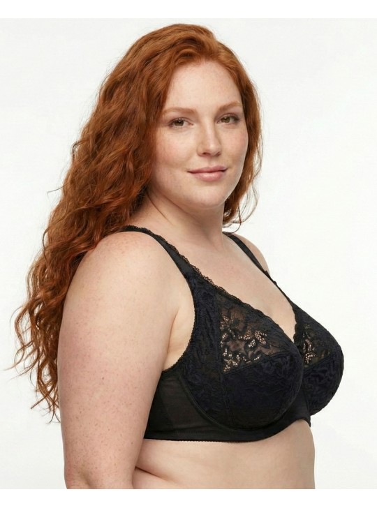 Бюстгальтер без кісточок Sofelinna 11248 чорний 5255-8