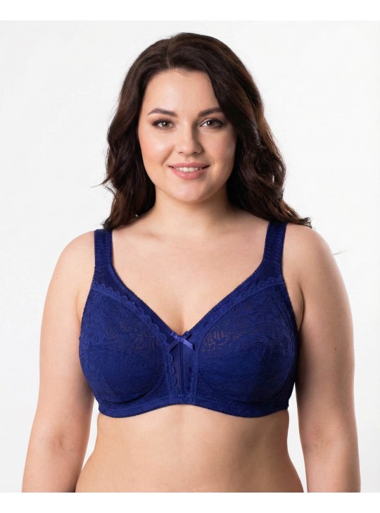 Бюстгальтер без кісточок Sofelinna 8418 синій 5533-5
