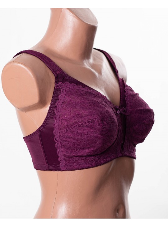 Бюстгальтер без кісточок Sofelinna 8418 марсала 5533-6