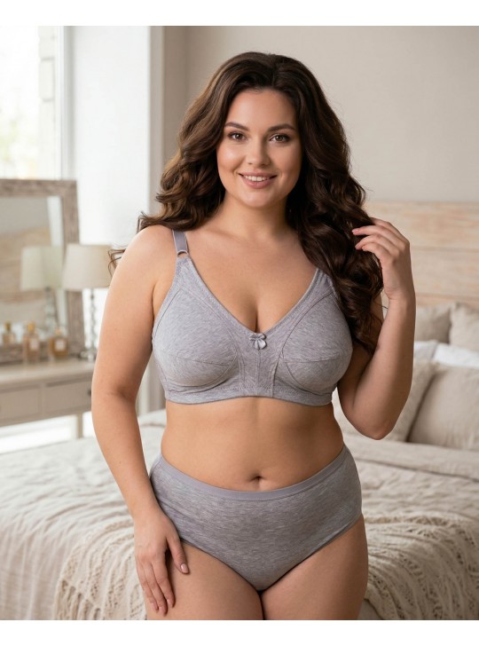 Бюстгальтер без кісточок Susa 810 сірий 5400-2