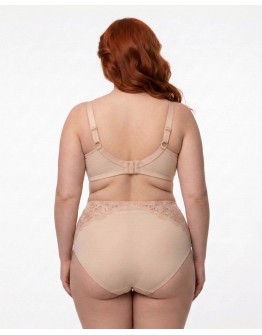 Бюстгальтер мереживний на тонкому ущільнювачі Weiyesi 18002 бежевий 5594-1