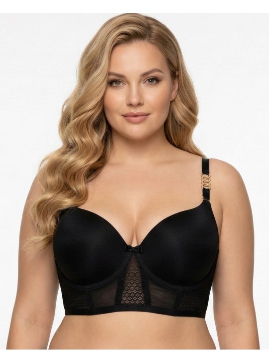 Бюстгальтер гладка чашка на тонкому поролоні Weiyesi 2228 чорний 5597-1