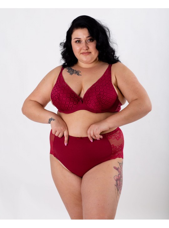 Бюстгальтер поролон  Weiyesi 8358  бордовий 5511-1