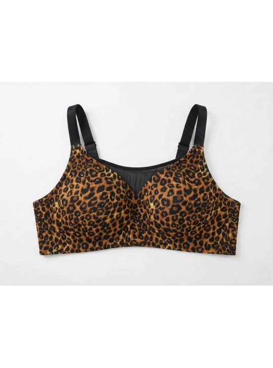 Безшовний бюстгальтер без кісточок Wiwi 3822 леопард 5590-1