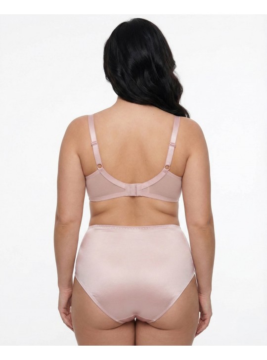 Бюстгальтер Wiwi атласний з сіткою та вишивкою 80012 пудра 5589-1 Бюстгальтер Wiwi атласний з сіткою та вишивкою 80012 пудра 5589-1