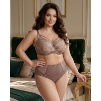 Бюстгальтер мереживний на тонкому ущільнювачі Wiwi 80013 пудра 5595-1 Бюстгальтер мереживний на тонкому ущільнювачі Wiwi 80013 пудра 5595-1