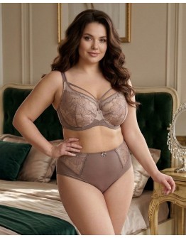 Бюстгальтер мереживний на тонкому ущільнювачі Wiwi 80013 пудра 5595-1