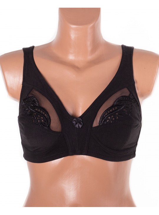 Бюстгальтер без кісточок Jcieema 8681 чорний 5394-3