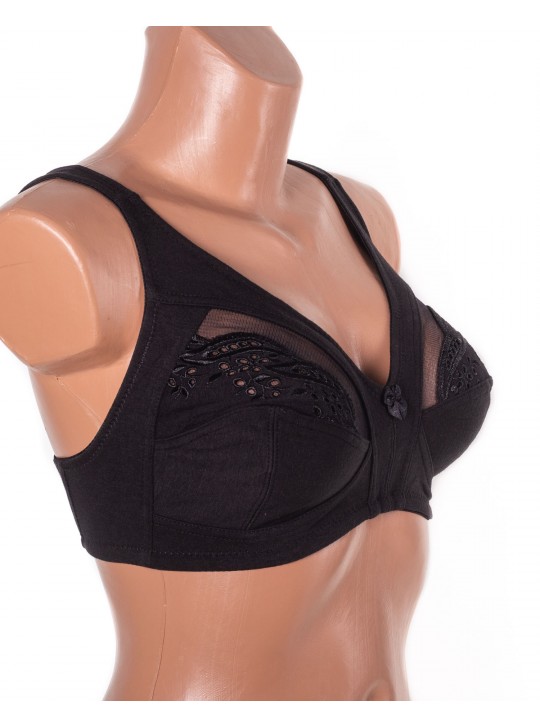 Бюстгальтер без кісточок Jcieema 8681 чорний 5394-3
