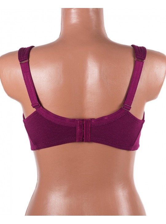 Бюстгальтер без кісточок Jcieema 8681 марсала 5394-4