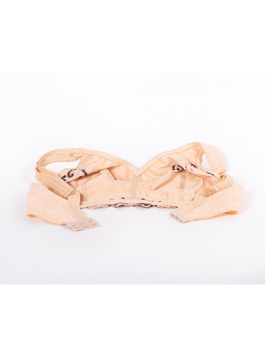 Бюстгальтер з вишивкою без кісточок Jeiccina 2669 бежевий 5258-2