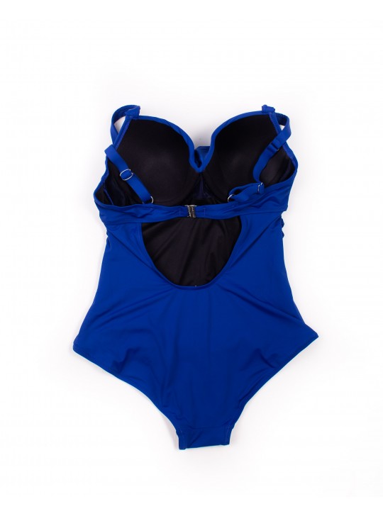 Купальник цільний з формовою чашкою Atlantic 61041 синій 1025-1