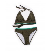 Купальник-халтер роздільний Рolovi 21113 хакі 1036-2