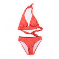 Купальник-халтер роздільний Рolovi 21113 кораловий 1036-1