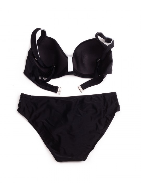 Купальник роздільний формовий чашка Teres 21211 чорний 1055-1