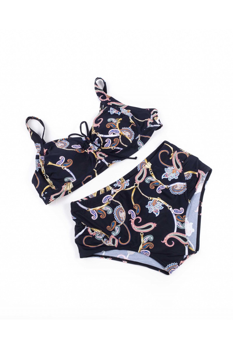 Купальник роздільний м'яка чашка з поролоновою вставкою Samegame 619 чашка С різнокольоровий 1011-2