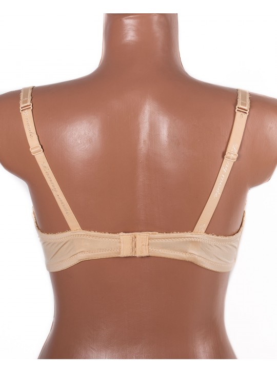 Бюстгальтер з вишивкою Lanny mode 11023 бежевий 11023-8