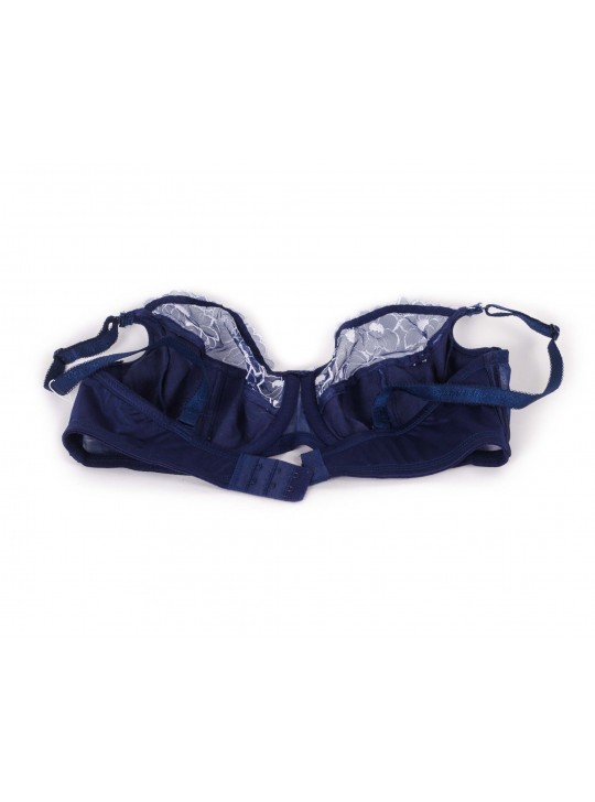 Бюстгальтер з вишивкою Lanny mode 11150 синій 11150-5