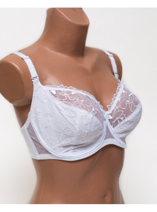 Бюстгальтер з вишивкою Lanny mode 11150 білий 11150-3