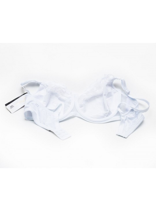 Бюстгальтер з вишивкою Lanny mode 11150 білий 11150-3