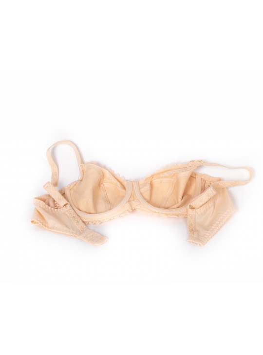 Бюстгальтер без поролона  з принтом Lanny mode 11239 бежевий 11239-2