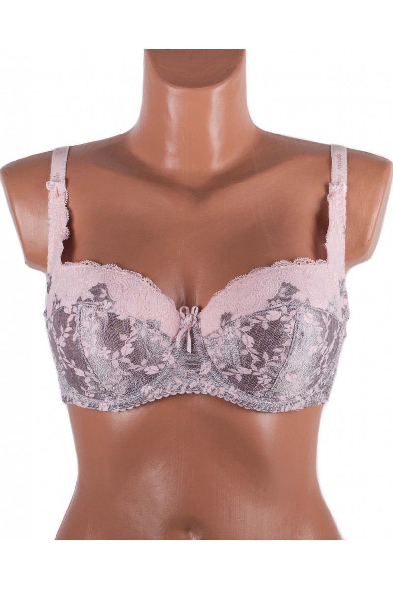 Бюстгальтер балконет Lanny mode 11288 сірий 11288-4