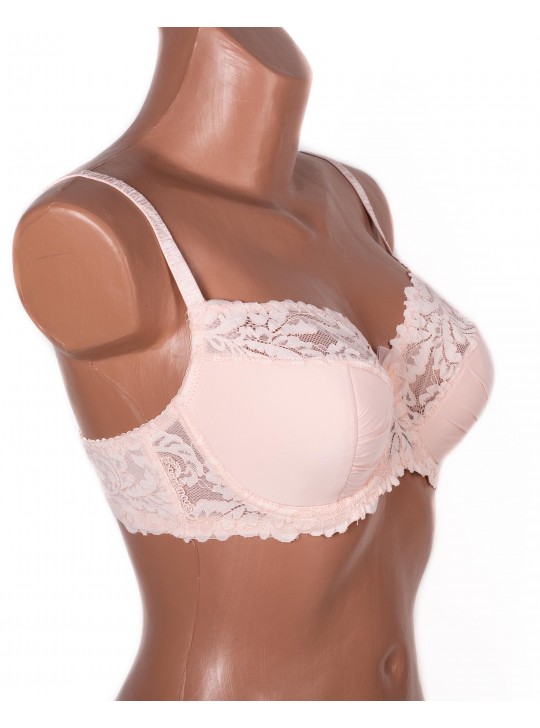 Бюстгальтер з мереживною спинкою Lanny mode 11340 пудра 11340-4
