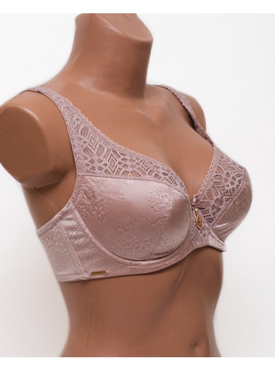 Бюстгальтер атласний Lanny mode 11574 капучино 11574-1