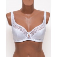 Бюстгальтер атласний Lanny mode 11574 білий 11574-4