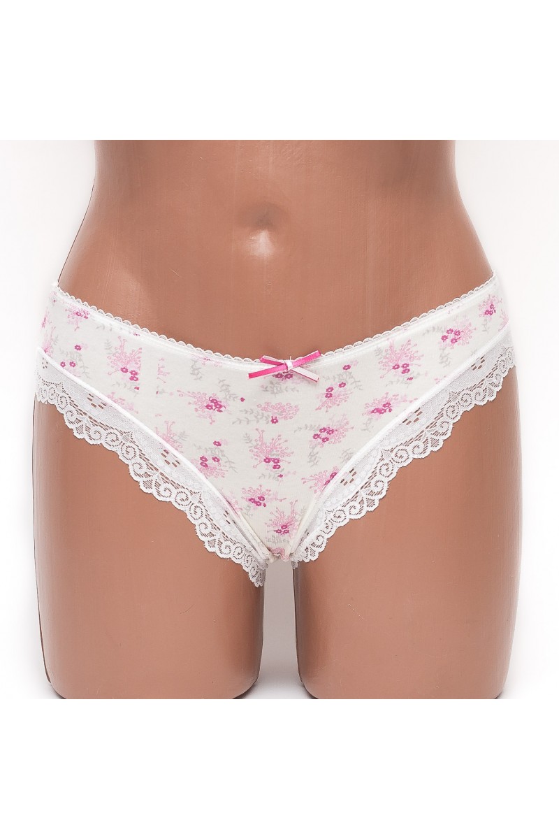 Трусы женские слип хлопок SEMM цвет молочный k3072-1