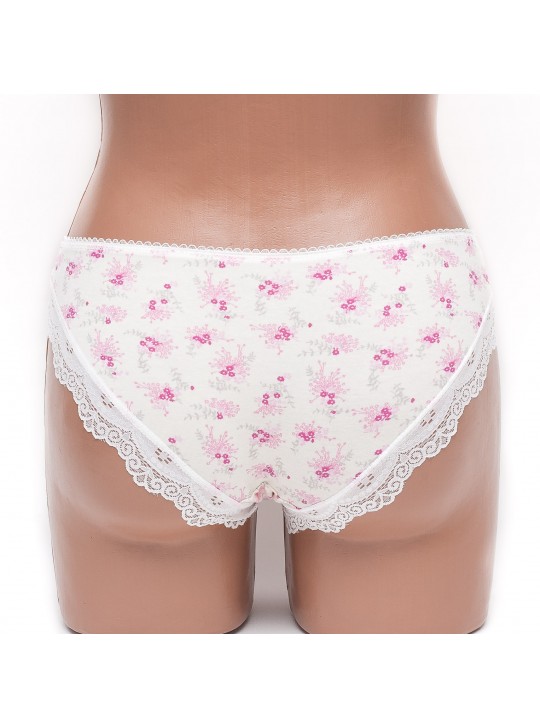 Трусы женские слип хлопок SEMM цвет молочный k3072-1