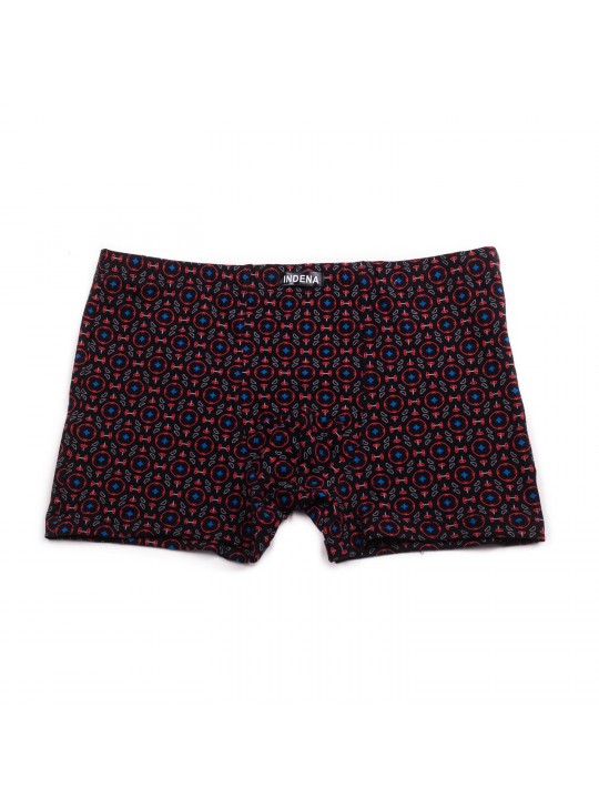 Труси-боксерки чоловічі бавовняні Indena 205084 чорні 8003-1