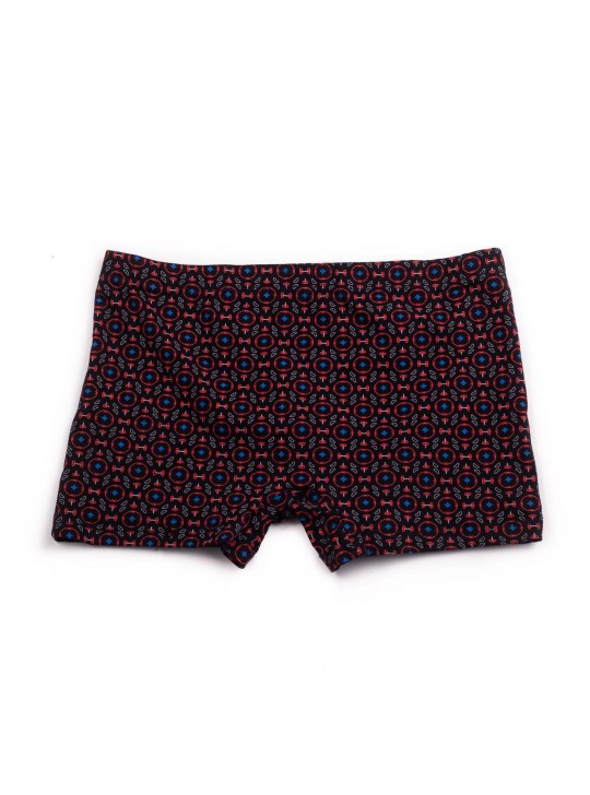 Труси-боксерки чоловічі бавовняні Indena 205084 чорні 8003-1