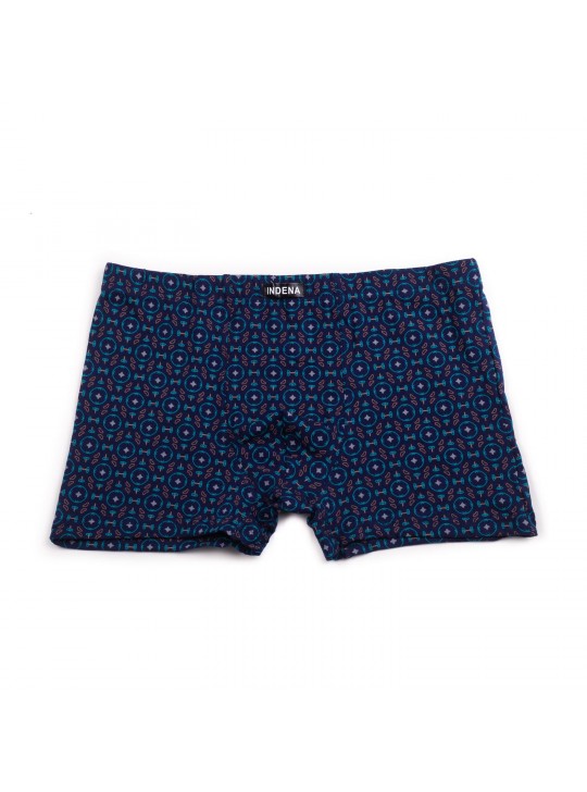 Труси-боксерки чоловічі бавовняні Indena 205084 сині 8003-4