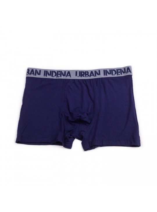 Трусы-боксерки мужские бамбуковые Indena 85324 сині 8004-3