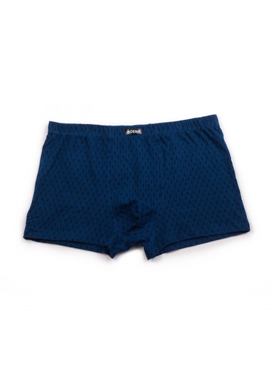 Труси-боксерки чоловічі бавовняні Indena 95164 сині 8002-2