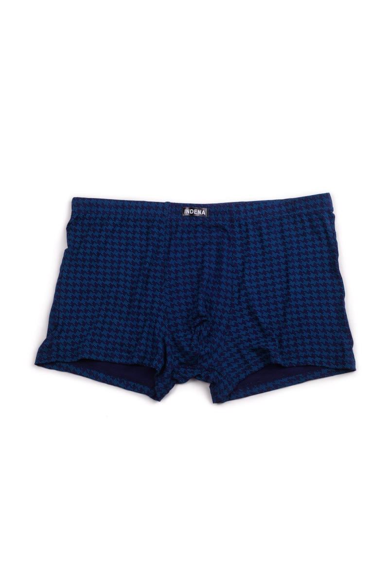 Труси-боксерки чоловічі бамбукові Indena 95301 сині 8001-3