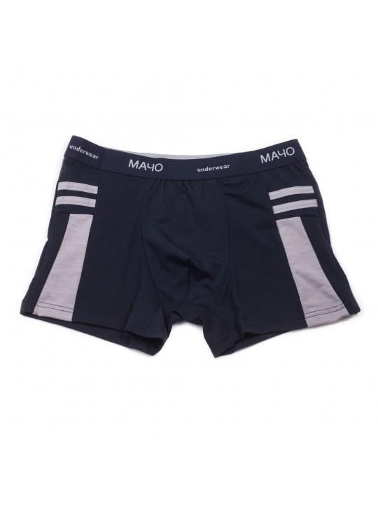 Труси-боксерки чоловічі Мачо 5713 темно-сині 8009-1