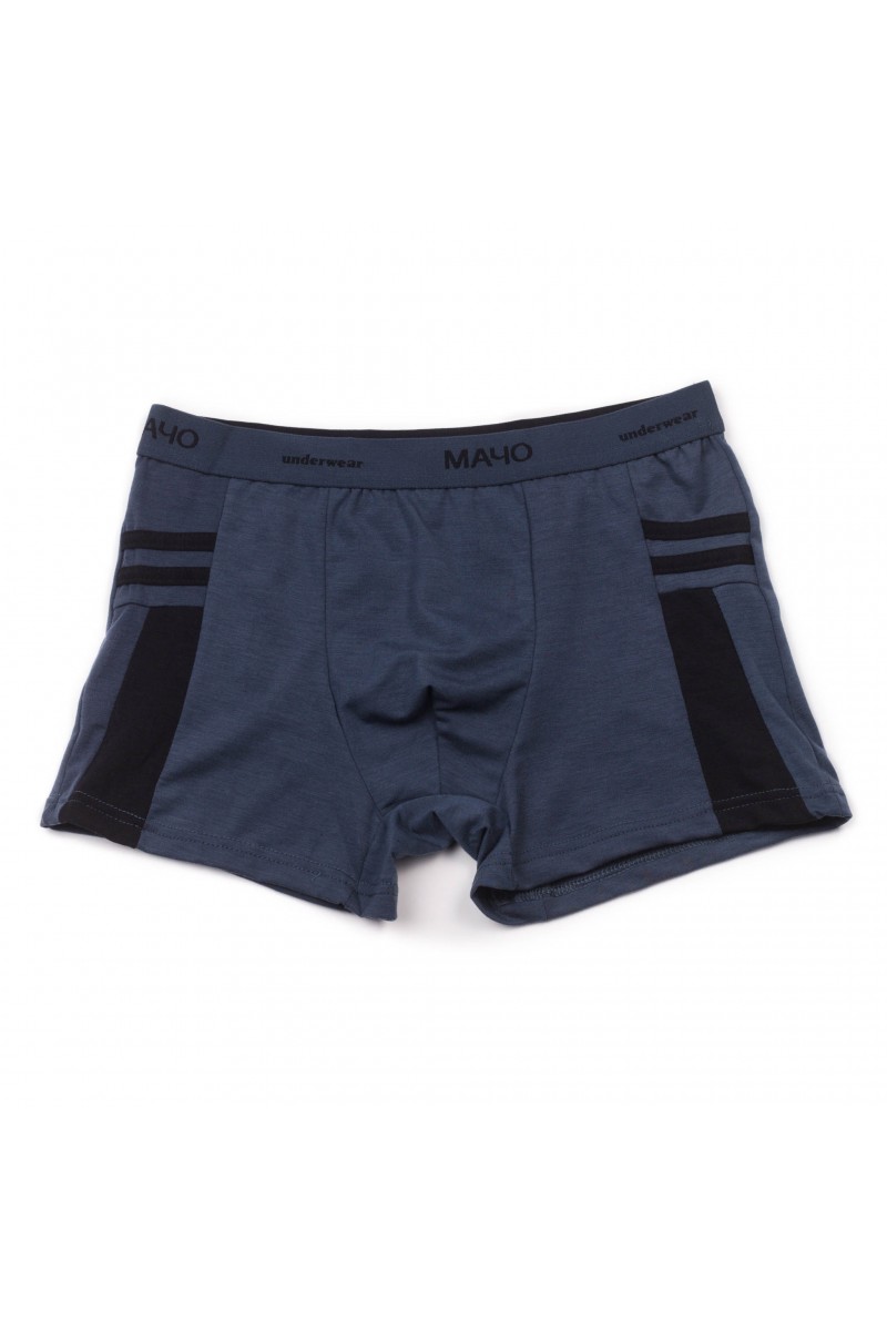 Труси-боксерки чоловічі Мачо 5713 темно-сірі 8009-4
