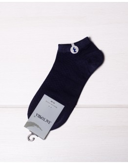 Чоловічі короткі шкарпетки Ласточка 1531 сині 11036-4