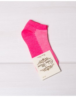 Жіночі хлопкові носочки Calze More рожеві 11025-3