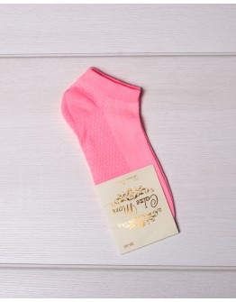 Жіночі хлопкові носочки Calze More рожеві 11025-1